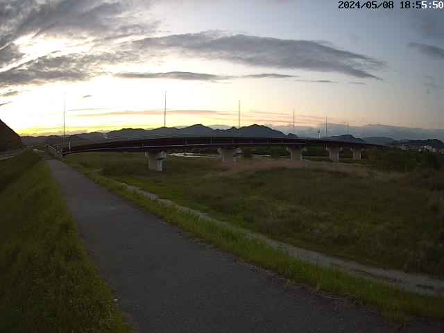 兵庫県の河川ライブカメラ｢揖保川(たつの大橋)｣のライブ画像